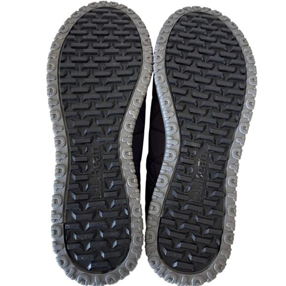 L.L. Bean Ultralight PrimaLoft Slip-On Shoes Men\'s 9M Black Quilted Waterproof main image 7